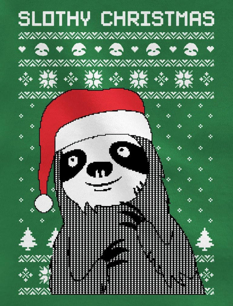 Slothy Christmas Ugly Christmas Sweater Sloth Women Sweatshirt